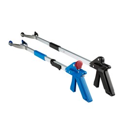 ArcMate 32" EZ Reacher Deluxe Locking Indoor Reacher Grabber, 5-lb. Pickup Capacity & ArcMate 40" EZ Reacher Collapsible Suction Cup Reacher for Indoor/Outdoor Use, Pack of 2 Reachers