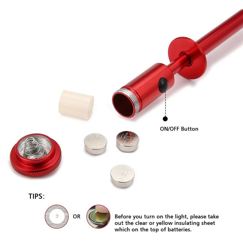 SUPERYO Magnetic Claw Pick-Up Tool Lighted Flexible Claw Grabber for