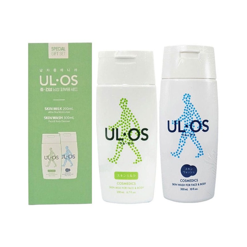 Uros 우르오스 스킨밀크 200ml+스킨워시 300ml 2종세트 히어로/베이직세트