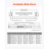 VEVOR Heavy Duty Drawer Slides 60inch, 1 Pair Locking Drawer