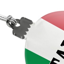 GRAPHICS & MORE Italia Italy Italian Flag Acrylic Christmas Tree Holiday Ornament