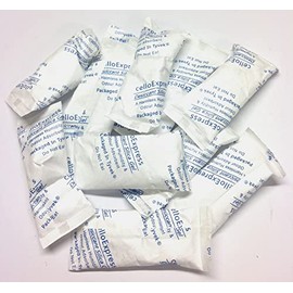 celloexpress 10g Silica Gel Pouches -Silica Gel in Tyvek Fabric Sachets 250g (10g, 25)