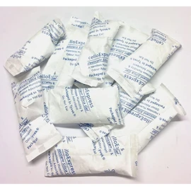 celloexpress 10g Silica Gel Pouches -Silica Gel in Tyvek Fabric Sachets 250g (10g, 25)