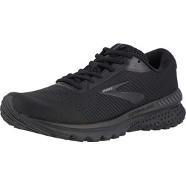 Brooks Mens Adrenaline GTS 20 Running Shoe - Black/Grey - 2E - 12.0
