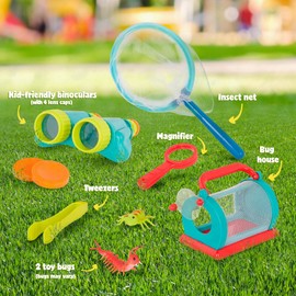 B. toys- Kids' Explorer Kit – Outdoor Toys – Insect Net, Binoculars, Magnifier – Bug Catching Set – 4 Years +