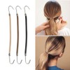 10 ganchos para peinar el cabello, ganchos de doble gancho,