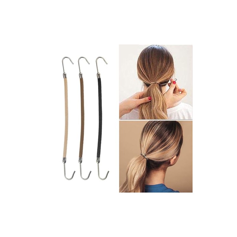 10 ganchos para peinar el cabello, ganchos de doble gancho,