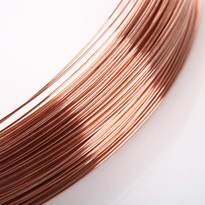 XMRISE Bare Copper Wire Coil Cord Single Solid Copper Wire