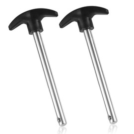 Gym Pin Weight Stack Pin, Heavy Duty T-Shaped Drop Set Replacement Pin Tensile 3/8 Inch Diameter 4.4 Inch, Weight Plate Selector Stack Loading Pins for Home Gym Replacement Parts Accessories