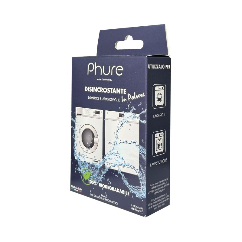 PHURE Powder Descaler for Washing Machine, Dishwasher and Large Appliances,