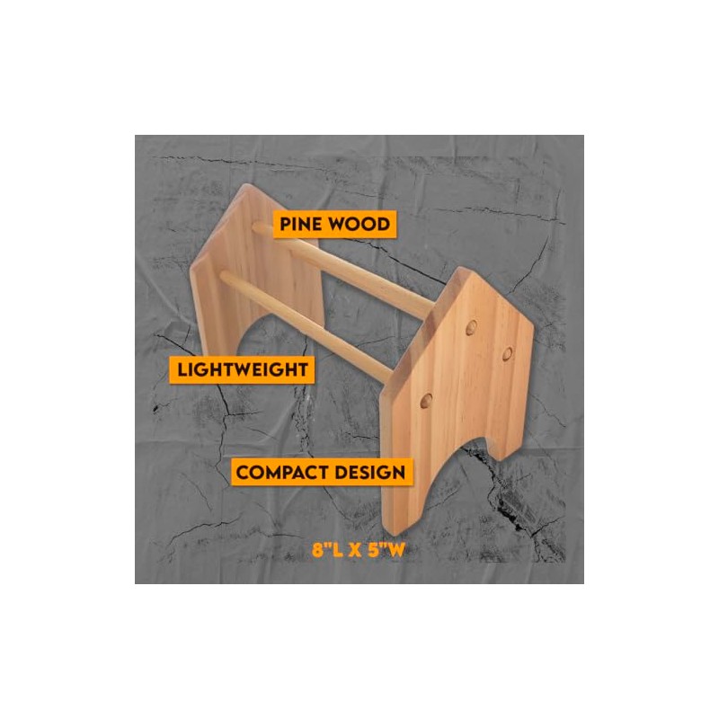 SE Mini Wood Pliers Rack - Pine Wood Dowels Rack