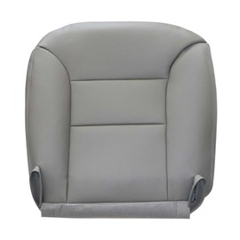 NLQR Front Driver Side Bottom Replacement Leather Seat Cover Compatible with Chevy Silverado Tahoe Suburban Sierra Yukon 1995 1996 1997 1998 1999 Pewter Gray #132