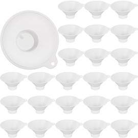 TrelaCo 24 Pcs Calculi Strainer Kidney Stone Strainer Collector Funnel with Mesh Screen Filters for Straining Urine and Pee for Analysis Testing