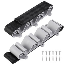 RunNico 2 pack Boating Vertical Fishing Rod Holders,Fishing Rod Holder,Boating Vertical Fishing Rod Rack for Storage,Fishing Pole Strap for Boat Deck