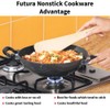 HAWKINS Futura Nonstick Kadhai 4 L, 30 cm, 3.25 mm
