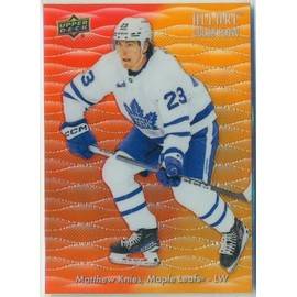 2023-24 Upper Deck Allure Color Flow Red Orange Matthew Knies Rookie Card RC #CF-2 WN17