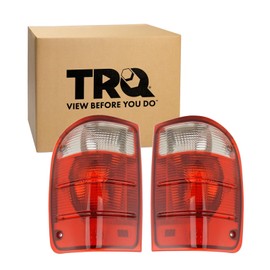 TRQ Rear Tail Lights Set Compatible with 2001-2005 Ford Ranger FO2800127 FO2800156 FO2801156