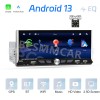 BCSMMCAR 1 Din Car Radio Multimedia Player GPS Navigation Mirror