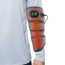 Elbow Heating Pad Wrap for Multiple Body Areas, Flexible Electric Heating Pads for Elbow Arm Wrist Ankle Leg Knee, Fast Heating Body Wrap Heated Brace with 4 Heat Levels and 3 Timing Settings (Grey)