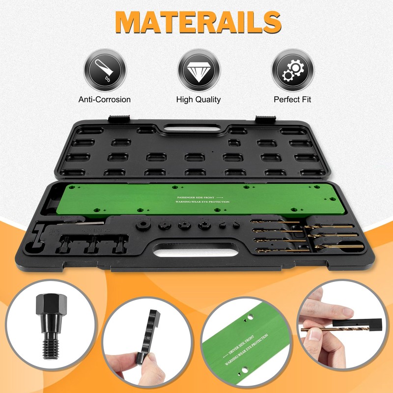 GOKESHFLY Exhaust Manifold Template Removal Kit 71500, Compatible with Dodge