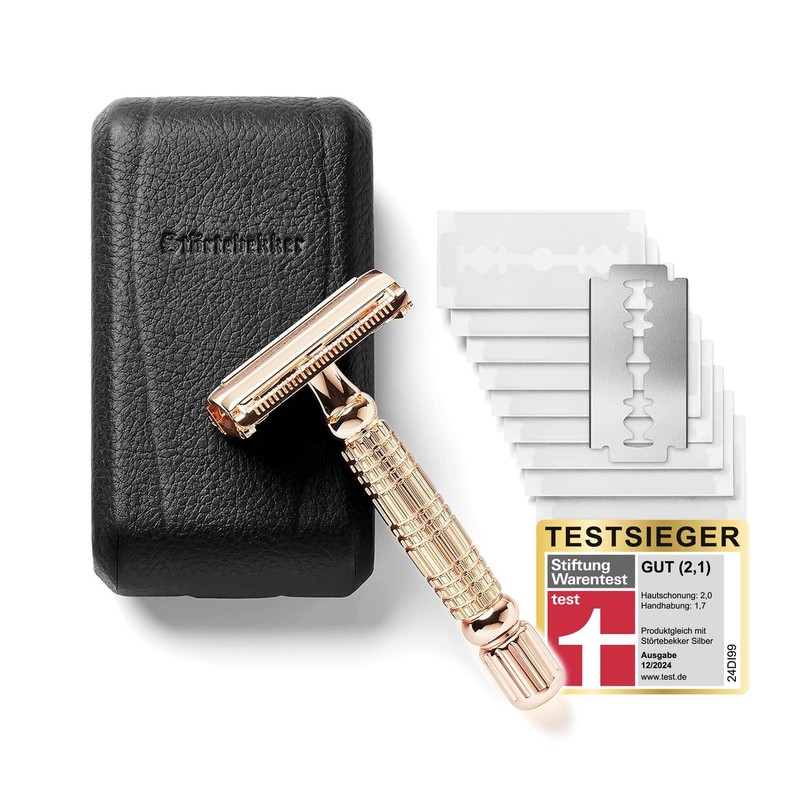 Störtebekker Hamburg Premium Safety Razor Set with Shaving Stand 'Hamburg'