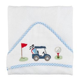 Mud Pie Kids Golf Hooded Towel; 30" X 30"