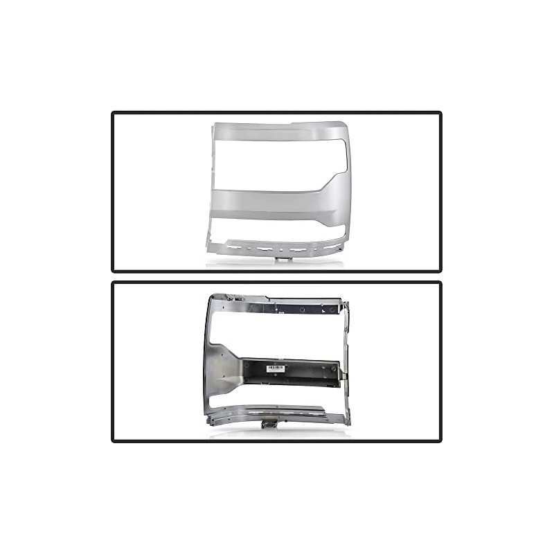 ACANII - For 2016-2018 Chevy Silverado 1500 Chrome Headlight Headlamp