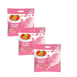 Jelly Belly Cotton Candy Jelly Beans- 3 Pack - 3.5 oz each, Beverage (Cotton Candy)