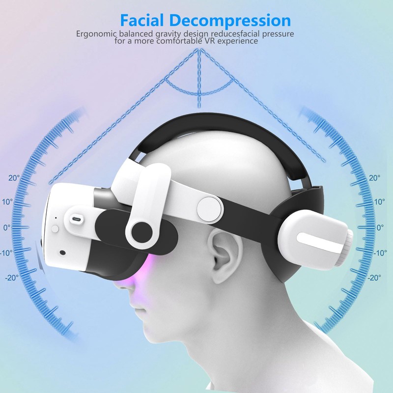 MTomatoVR S3 Head Strap Accessories for Oculus/Meta Quest 3/3s Enhanced