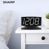 Sharp Home LED Digital Alarm Clock – Swivel Base -