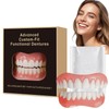 False Teeth Set for Adults,Clip in Veneers Teeth Top and