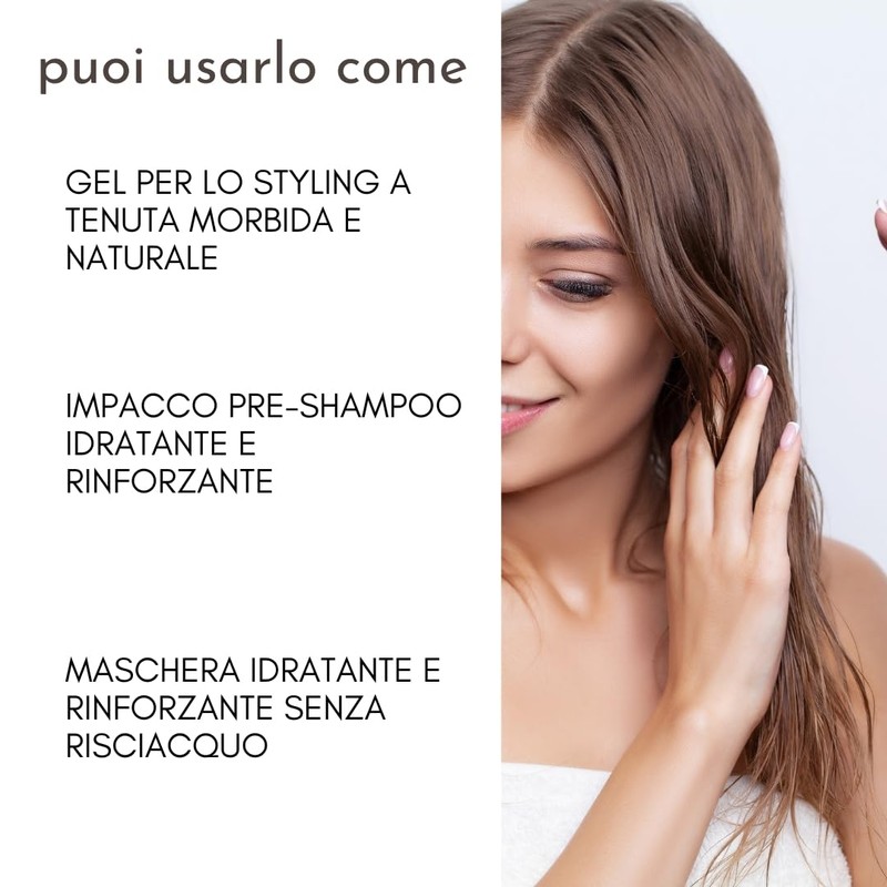 Stärkende 3-in-1-Haarkompresse mit Spirulina und Leinsamen