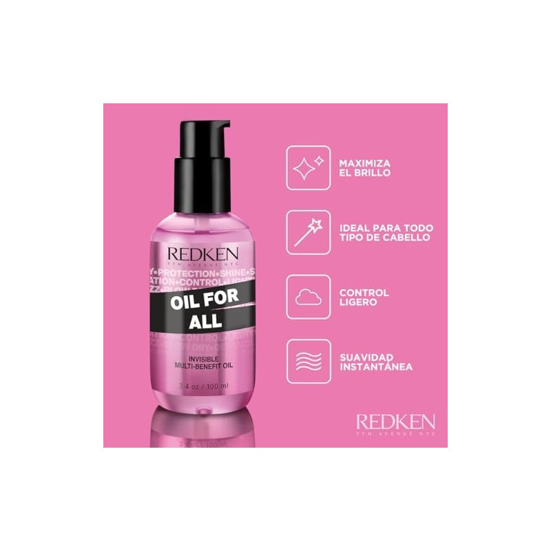 REDKEN- Aceite Oil for All Aceite multi-beneficios para todo tipo