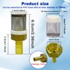 AIMCOCO 10mm Inline Strainers Filter Copper Tube Joint 10mm Diameter