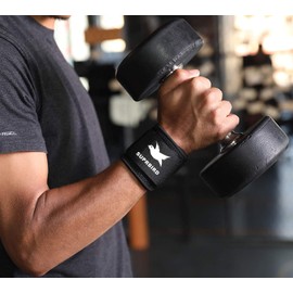 Suprbird Wrist Bandages, Wrist Support, Hand Bandage, Right and Left, Wrist Bandage Fitness with Velcro Fastening, Breathable Wrist Carpal Tunnel Syndrome Sprains