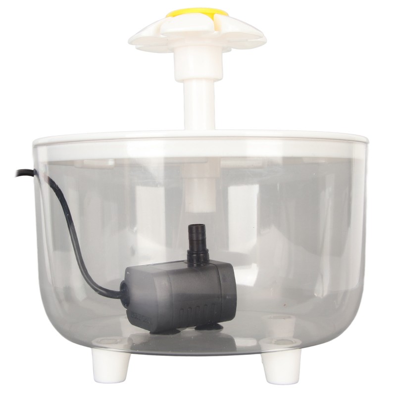 Cat Water Fountain Automatic Circulation USB Transparent Water Tank Silent