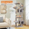 PETEPELA 69" Tall Cat Tree for Indoor Large Cats, Cat