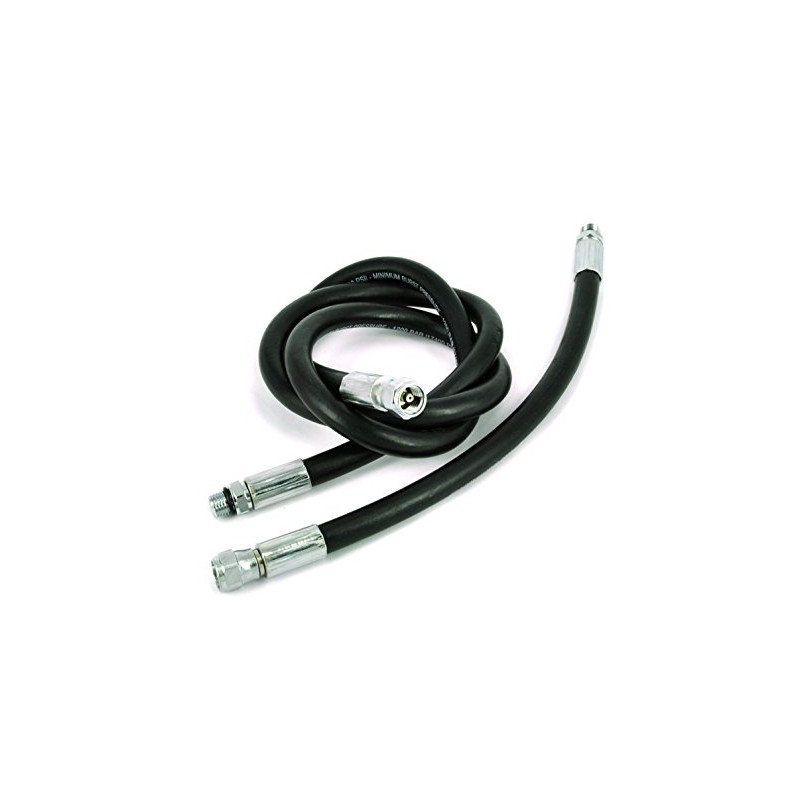 Best Divers Frusta Standard/Gomma, Manometro 80 cm, 7/16 f, 7/16