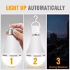 ikaufen 4X Rechargeable Emergency LED Lighting Bulbs Battery Operated 12W