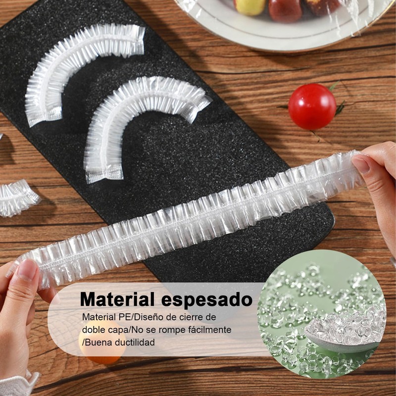 GUDREN Gorro De Ducha Desechable, 100 Pcs Cofias Desechable PláStico