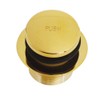 Westbrass 593144-01 Black 1-1/2" Tubular Tip-Toe Bath Waste Drain Kit,