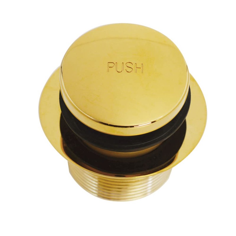 Westbrass 593144-01 Black 1-1/2" Tubular Tip-Toe Bath Waste Drain Kit,