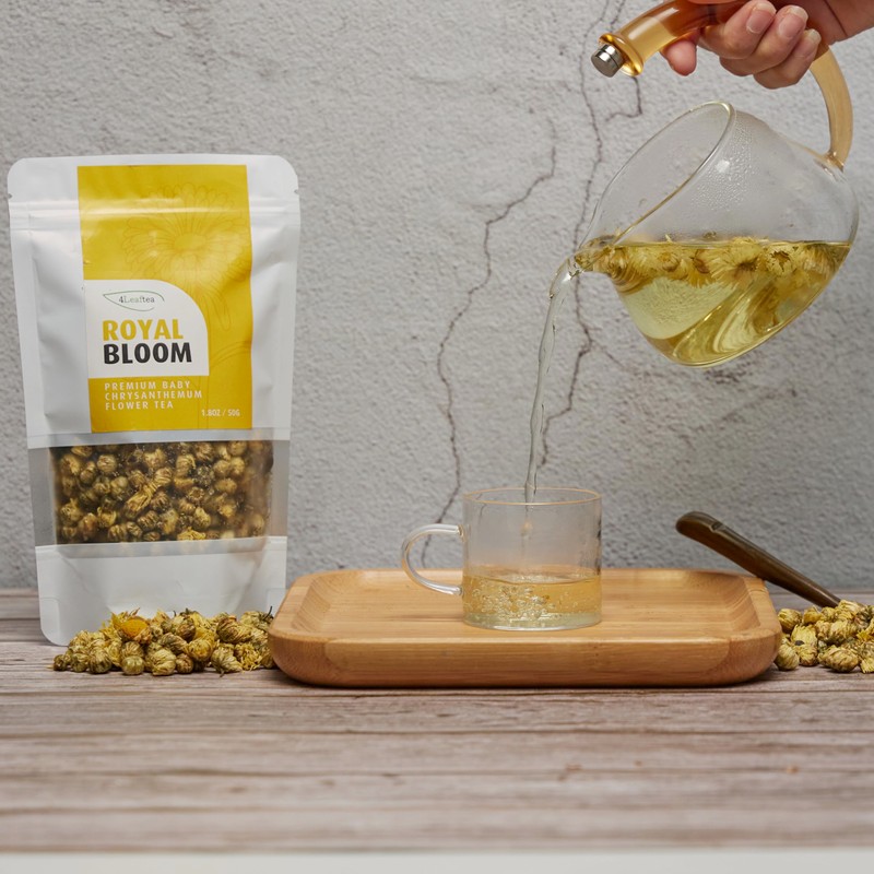 4Leaftea Royal Bloom Baby Chrysanthemum Flower Tea (100g /3.5 oz,