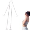 WISHOW Women's Bra Strap, Adjustable Shoulder Straps, Pearl Shoulder Strap,