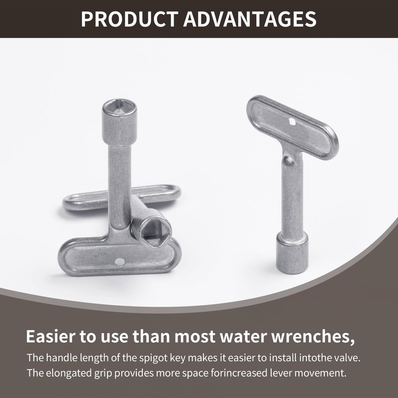 CMLY Hydrant Key, Upgrade Hydrant key for Water Spigot Key