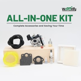 Wondrify SRM-2620 A021004600 Carburetor for Echo SRM2620 SRM 2620 BRD2620 HCA2620 C262 LE262 T262 T262X String Trimmer Replace A021004600 A021004601 with A226002030 Filter Tune Up