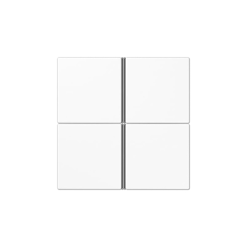 Jung LS404TSAWW Tastensatz komplett 4-Fach