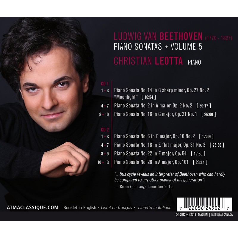 Beethoven: Piano Sonatas Volum
