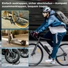evermotor Bicycle Folding Lock with Bracket, 85 cm Long, High