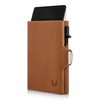 MAGATI Zani Slim Wallet with AirTag Leather Case, Includes Lost
